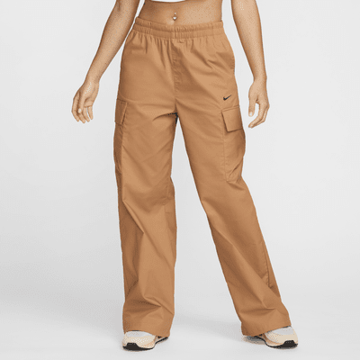 Pants cargo de tiro medio para mujer Nike Sportswear Everything Wovens