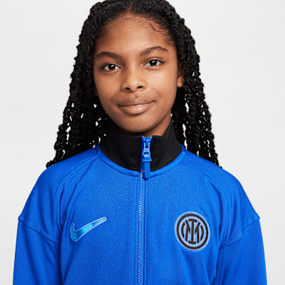 Fotbollsjacka Inter Milan Academy Pro Nike Dri-FIT Anthem för ungdom
