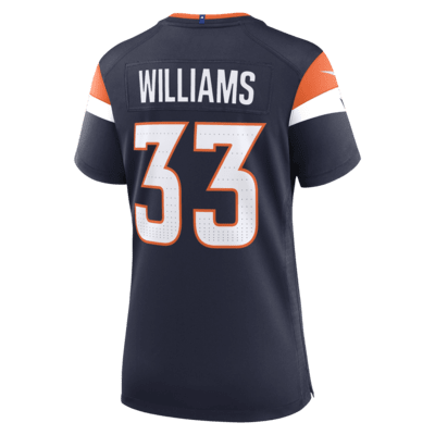 Javonte Williams Denver Broncos Women's Nike NFL Game Football Jersey