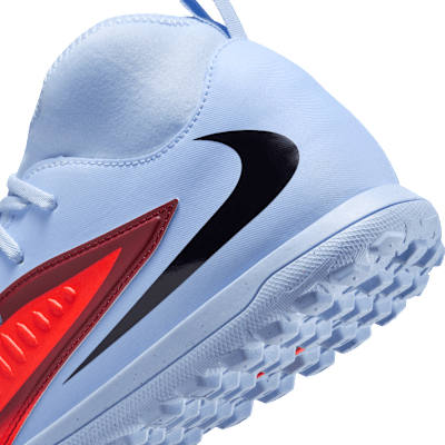Tacos de fútbol para pasto sintético (turf) Nike Phantom 6 High Club
