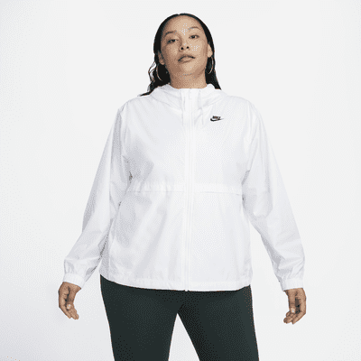 Chamarra de tejido Woven para mujer Nike Sportswear Essential Repel (Talla grande)