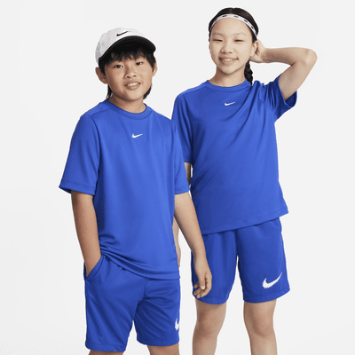 Playera de entrenamiento con gráfico Dri-FIT Nike Multi para niño talla grande