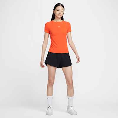 Nike Sportswear Chill Knit Women's Tight Short-Sleeve Mock-Neck Top