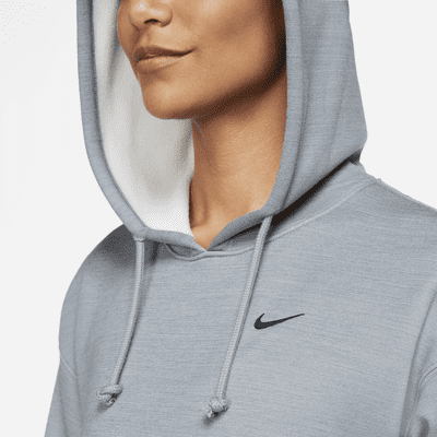 nike training jdi hoodie in grey womens