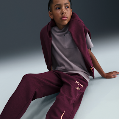 Pantaloni jogger Nike Football Kylian Mbappé Club Fleece – Ragazzo/a