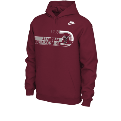 Sudadera con gorro universitaria Nike para hombre Alabama