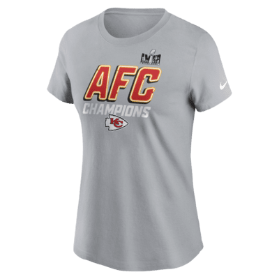 Женская футболка Kansas City Chiefs 2023 AFC Champions Iconic