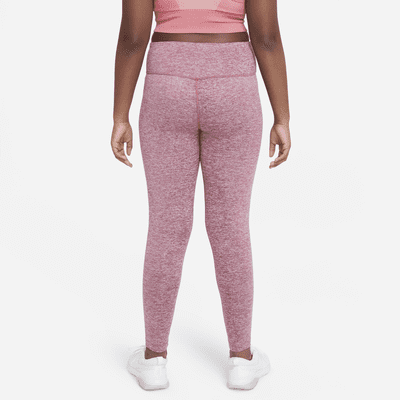 Nike Dri-FIT One Luxe Big Kids' (Girls') High-Rise Leggings (Extended Size)