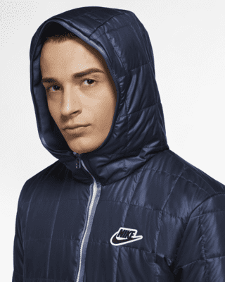 nike men's sportswear synthetic fill jacket hooded full zip