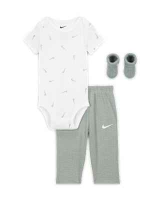 Детские  Nike Baby 3-Piece Bodysuit and Waffle Pants Set