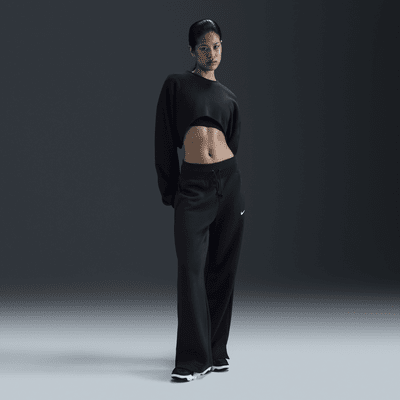 Nike Sportswear Phoenix Fleece Women's High-Waisted Wide-Leg Tracksuit Bottoms