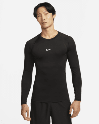 Мужские тайтсы Nike Pro Dri-FIT Tight Long-Sleeve Fitness Top для тренировок