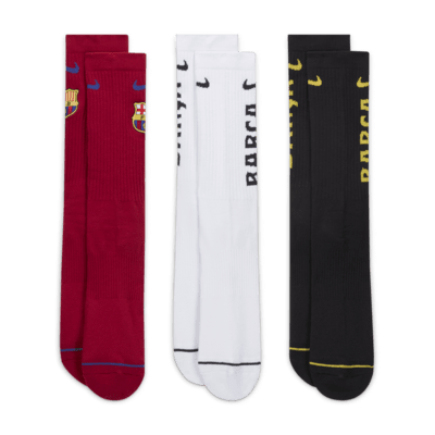 Barcelona Everyday Nike Socks (3 Pairs)