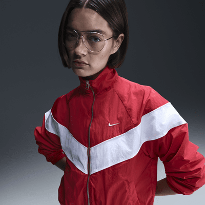 Dámská volná tkaná bunda Nike Windrunner UV se zipem po celé délce