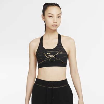 nike metallic sports bra