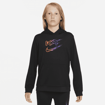 Felpa pullover da calcio con cappuccio Nike Dri-FIT Kylian Mbappé -  Ragazzi. Nike IT