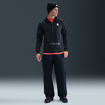 Nike Sportswear Air Max-fleecehættetrøje med 1/2-lynlås til mænd