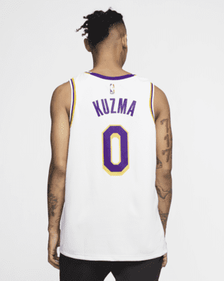 Kyle Kuzma Los Angeles Lakers Nike Youth Swingman Jersey - City Edition -  Black