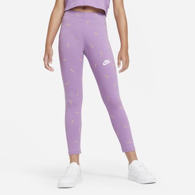 purple leggings nike