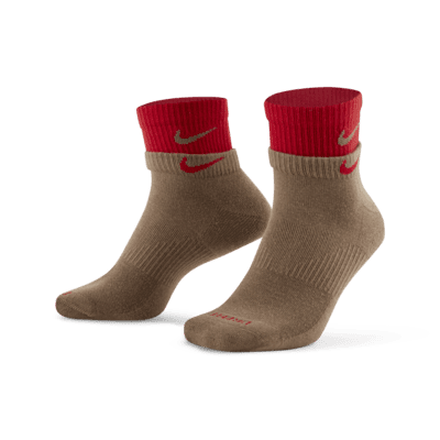Red nike ankle socks Clearance