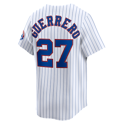 Jersey Nike Dri-FIT de la MLB Limited para hombre Vladimir Guerrero Montreal Expos Cooperstown