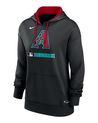 Женское худи Arizona Diamondbacks Authentic Collection Nike Therma MLB Pullover Hoodie