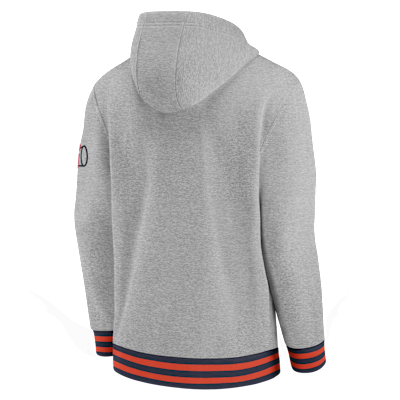 Sudadera con gorro sin cierre universitaria Nike para hombre Auburn Legacy Retro