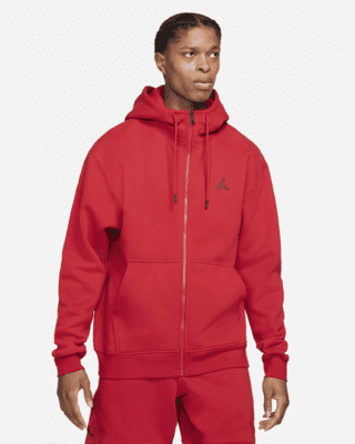 jordan jumpman air mens fleece full zip hoodie