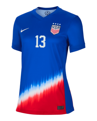 Женские джерси Alex Morgan USWNT 2024 Stadium Away Nike Dri-FIT Soccer Jersey