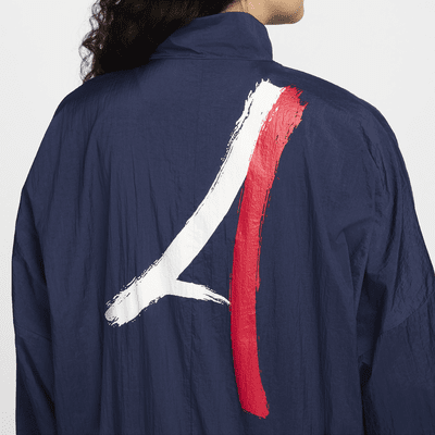 Chamarra de fútbol Nike de tejido Woven para mujer Paris Saint-Germain Essential