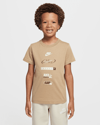 Детская футболка Nike Little Kids' Brandmark Stack