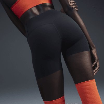 Shorts de ciclismo de cintura alta de 13 cm con sujeción suave para mujer Nike Zenvy