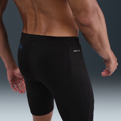 Nike Fast Dri-FIT halflange hardlooptights voor heren