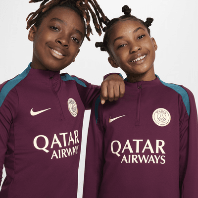 Paris Saint-Germain Strike Nike Dri-FIT voetbaltrainingstop voor kids