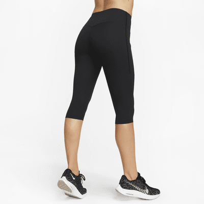 Leggings capri con bolsillos de tiro alto y sujeción media para mujer Nike Universa