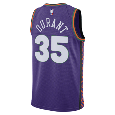 Kevin Durant Phoenix Suns 2024/25 City Edition Nike Dri-FIT Swingman NBA-jersey voor heren