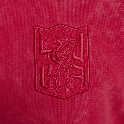 Męska piłkarska bluza z kapturem i zamkiem na całej długości z dzianiny dresowej Nike Liverpool F.C. Club (wersja trzecia)