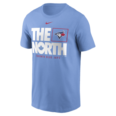 Men's Nike Powder Blue Toronto Jays The North Hometown T-Shirt Size: Small