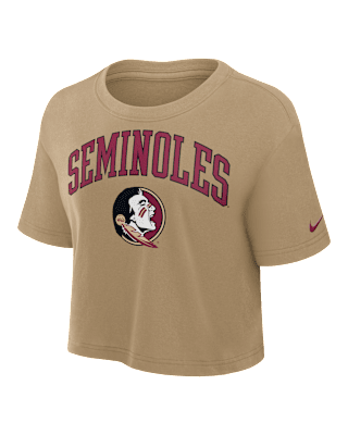 Женская футболка Florida State Athletic Prep Arch Nike Dri-FIT College Cropped