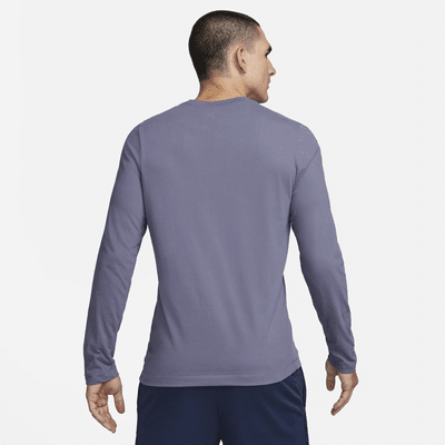 Nike Men's Dri-FIT Long-Sleeve Fitness T-Shirt. Nike.com