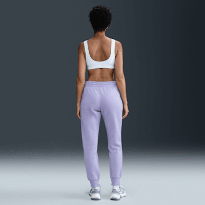 Pants de entrenamiento de tiro medio para mujer Nike Sportswear Phoenix Fleece