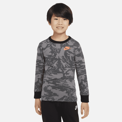 nike camouflage long sleeve shirts & tops