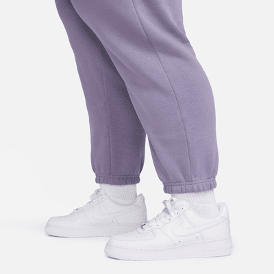 Pants de entrenamiento oversized de cintura alta para mujer (talla grande) Nike Sportswear Phoenix Fleece