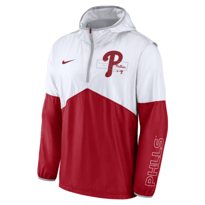 Nike Overview (MLB Philadelphia Phillies) Men's 1/2-Zip Jacket