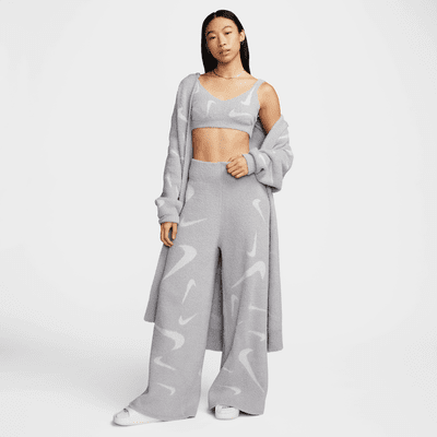 Pantalon taille haute et coupe ample en maille Nike Sportswear Phoenix Cozy Bouclé pour femme