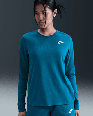 Женская футболка Nike Sportswear Club Long-Sleeve