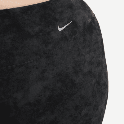 Nike Zenvy Batik 7/8-Leggings mit sanftem Halt und hohem Bund für Damen (große Größe)