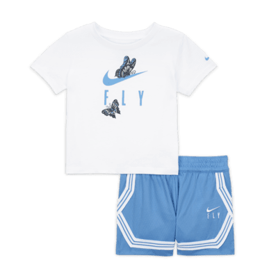 Nike Little Boys Dri-FIT T-Shirt and Shorts 2 Piece