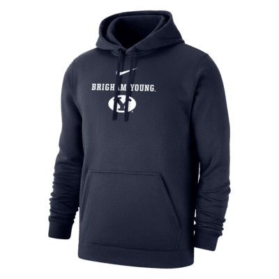 BYU Club Fleece Men s Nike College Hoodie. Nike