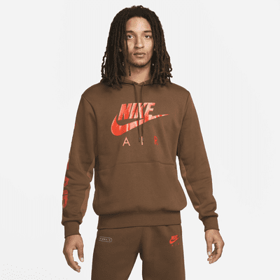 nike air men's fleece pullover hoodie